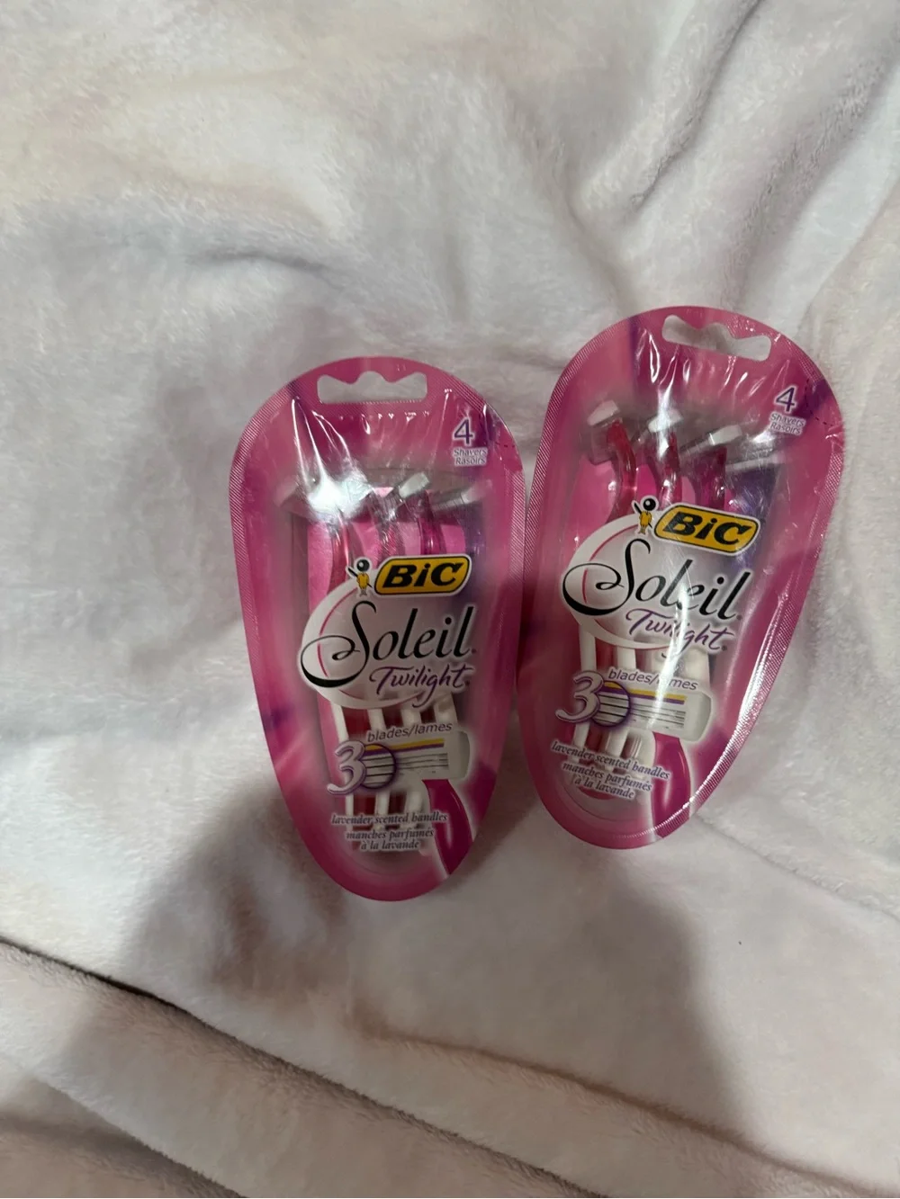 BicSoleil Twilight Women's Disposable Razors - Pink (6 Count) - Bundle